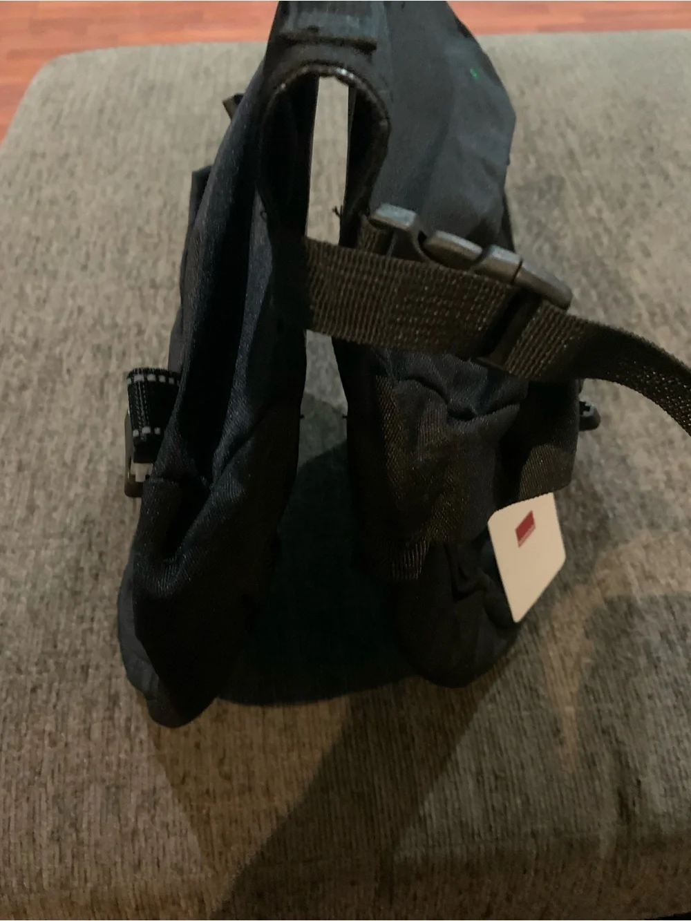 Black Bike Rear Rack Bag - Versatile Bicycle Pannier